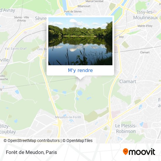 Forêt de Meudon plan