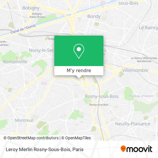 Leroy Merlin Rosny-Sous-Bois plan