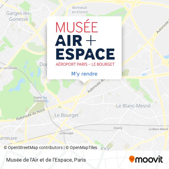 Musée de l'Air et de l'Espace plan