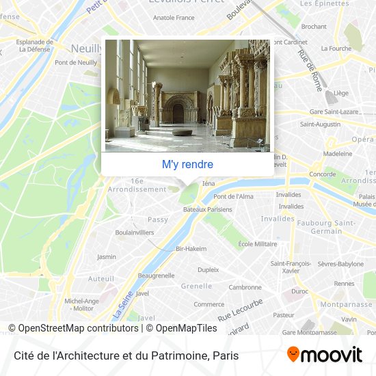 Cité de l'Architecture et du Patrimoine plan