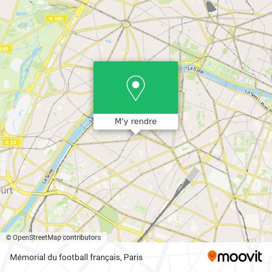 Mémorial du football français plan