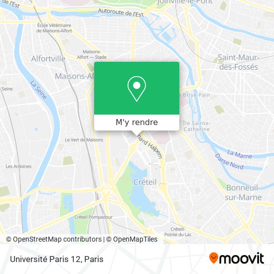 Université Paris 12 plan