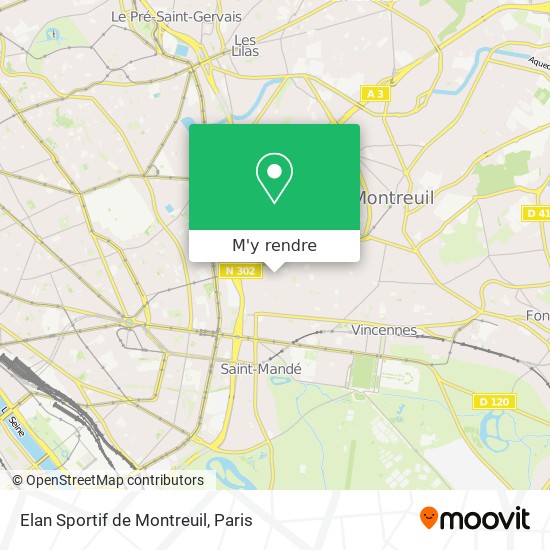 Elan Sportif de Montreuil plan