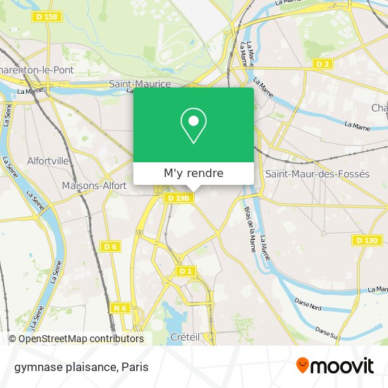 gymnase plaisance plan