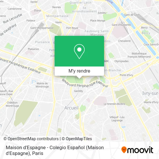 Maison d'Espagne - Colegio Español plan