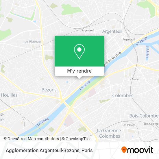 Agglomération Argenteuil-Bezons plan