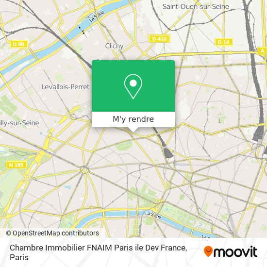 Chambre Immobilier FNAIM Paris ile Dev France plan