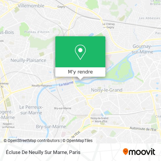 Écluse De Neuilly Sur Marne plan