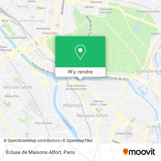 Écluse de Maisons-Alfort plan
