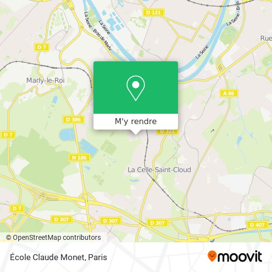 École Claude Monet plan