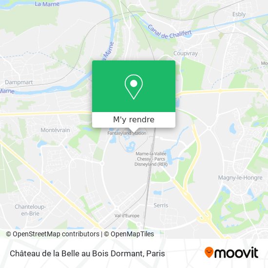 Château de la Belle au Bois Dormant plan