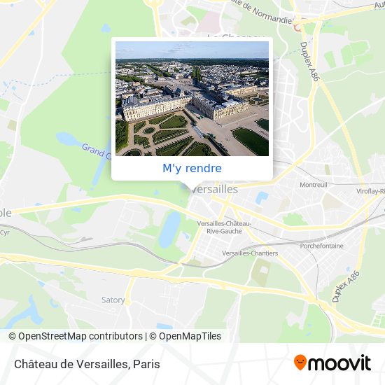 Château de Versailles plan