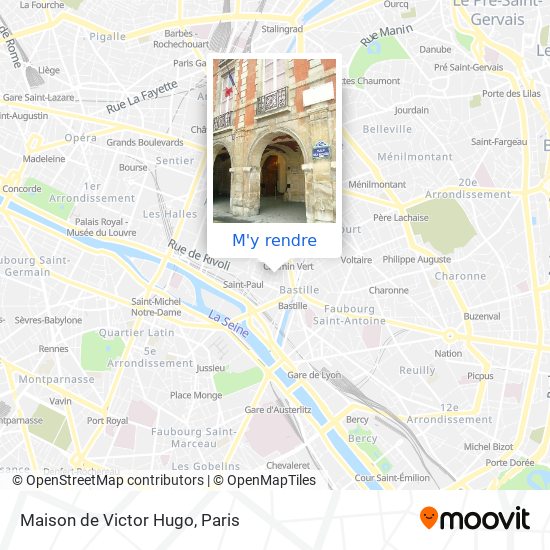 Maison de Victor Hugo plan