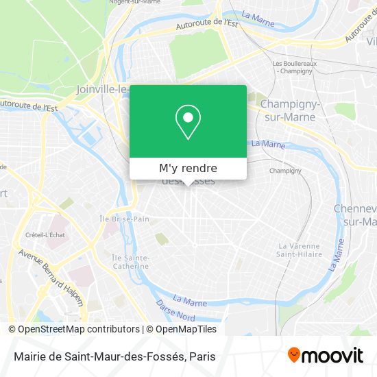 Mairie de Saint-Maur-des-Fossés plan