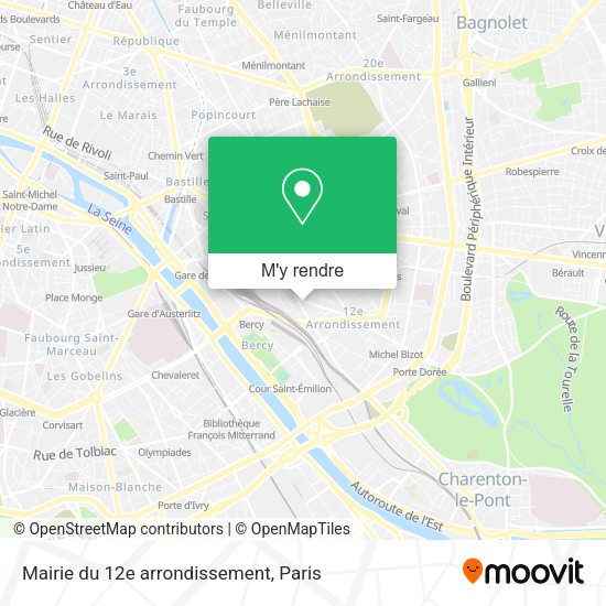 Mairie du 12e arrondissement plan