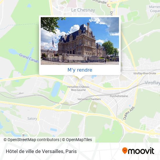 Hôtel de ville de Versailles plan