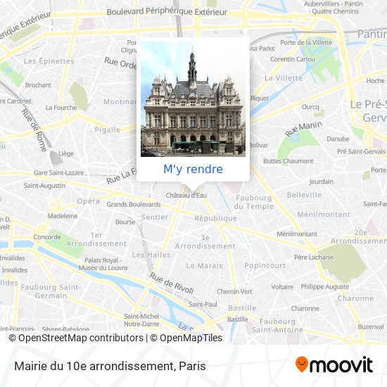 Mairie du 10e arrondissement plan