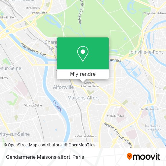 Gendarmerie Maisons-alfort plan