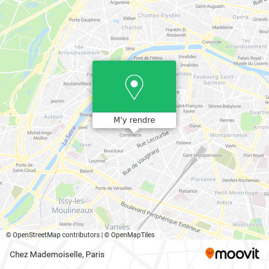 Chez Mademoiselle plan