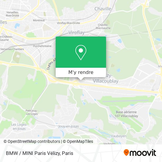 BMW / MINI Paris Vélizy plan