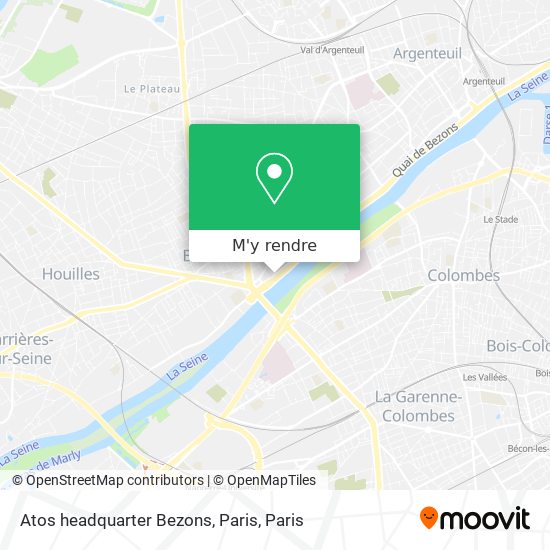 Atos headquarter Bezons, Paris plan