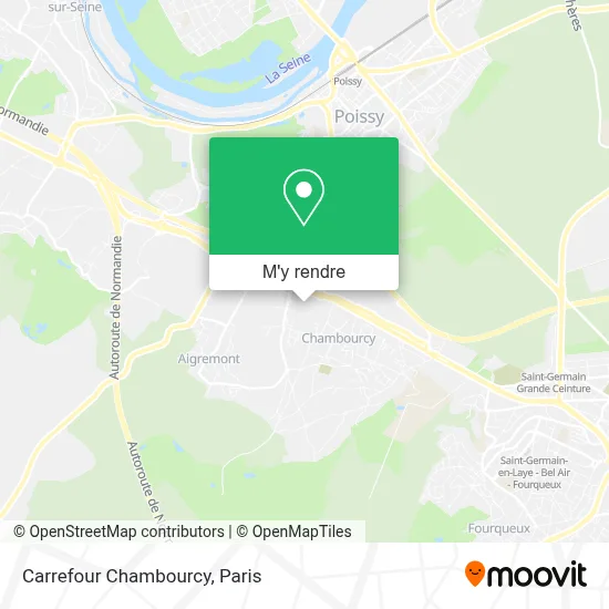 Carrefour Chambourcy plan