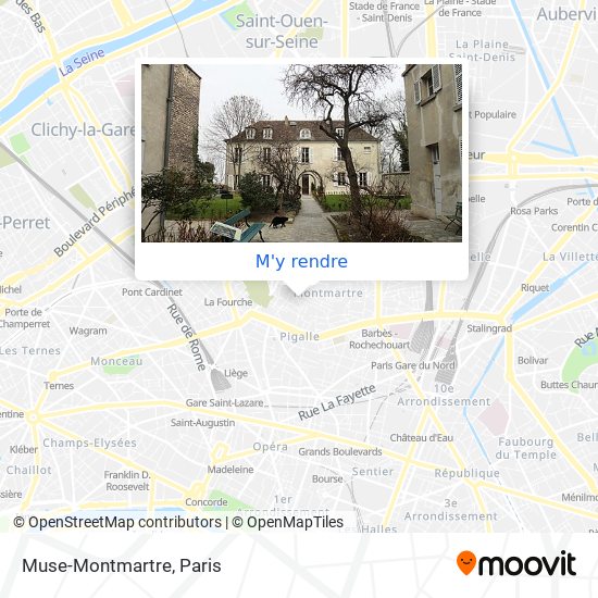 Muse-Montmartre plan