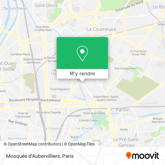 Mosquée d'Aubervilliers plan