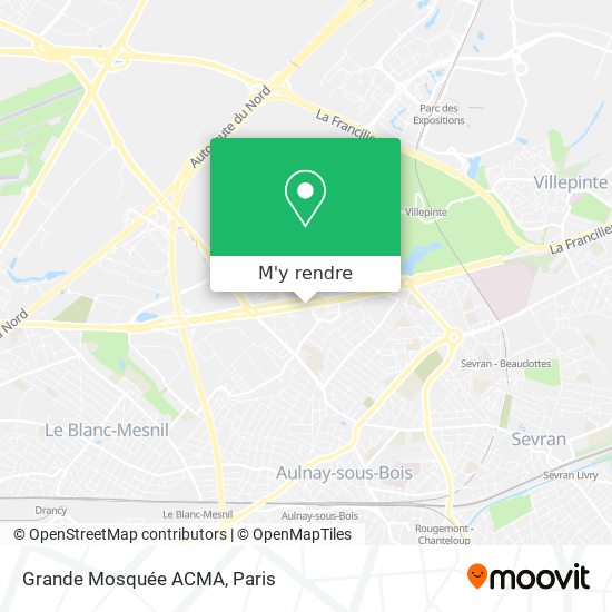 Grande Mosquée ACMA plan