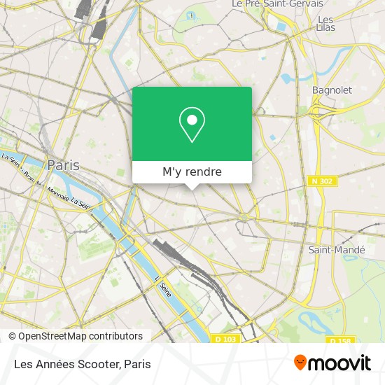 Les Années Scooter plan