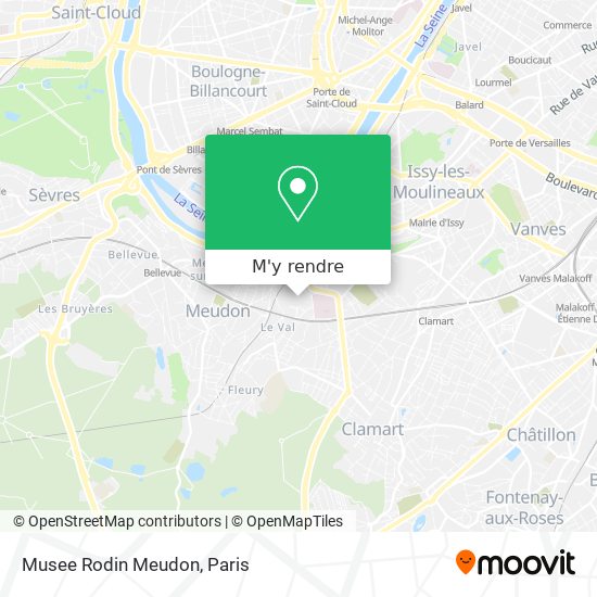 Musee Rodin Meudon plan