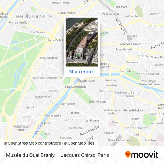Musée du Quai Branly — Jacques Chirac plan