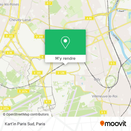 Kart'in Paris Sud plan