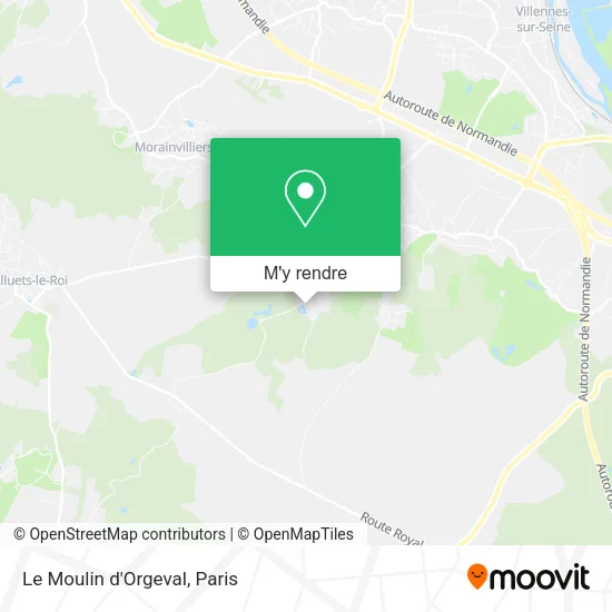 Le Moulin d'Orgeval plan