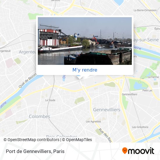 Port de Gennevilliers plan