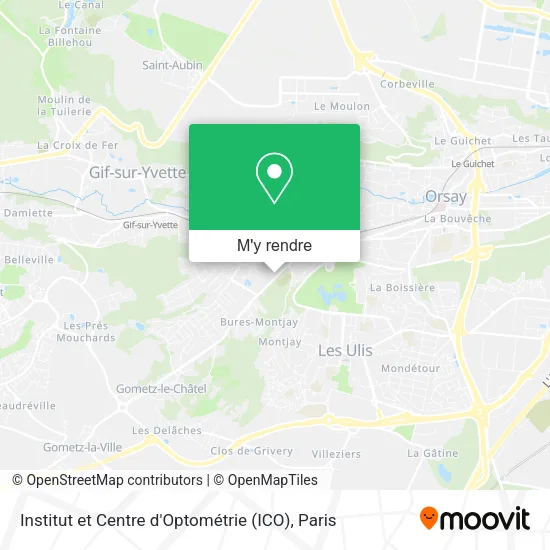 Institut et Centre d'Optométrie (ICO) plan