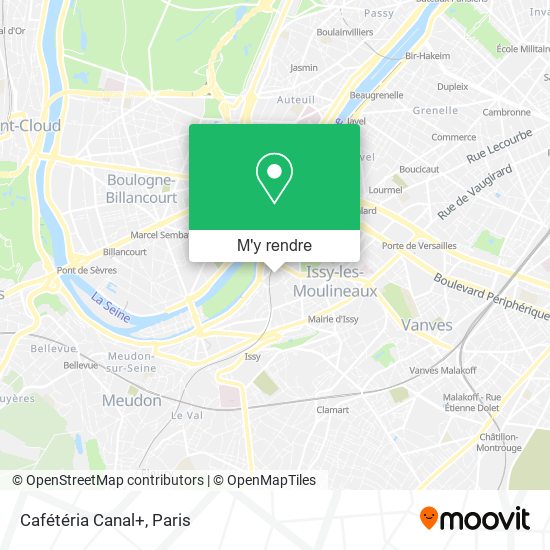 Cafétéria Canal+ plan