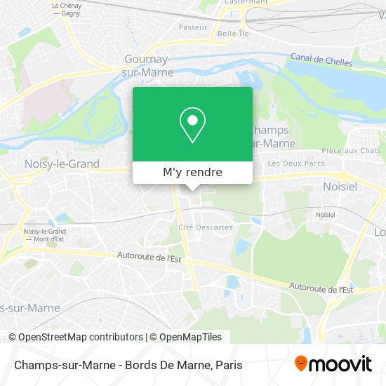 Champs-sur-Marne - Bords De Marne plan