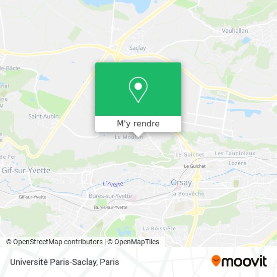 Université Paris-Saclay plan