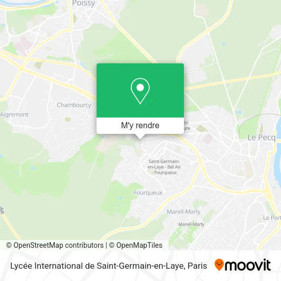 Lycée International de Saint-Germain-en-Laye plan