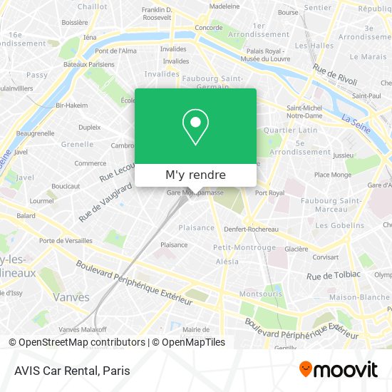 AVIS Car Rental plan