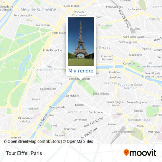 Tour Eiffel plan