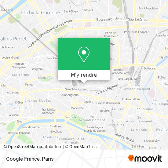 Google France plan