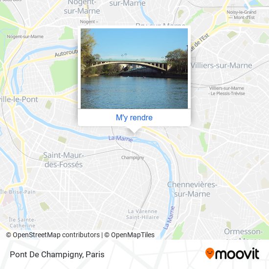 Pont De Champigny plan