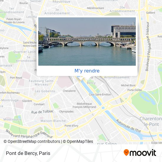 Pont de Bercy plan