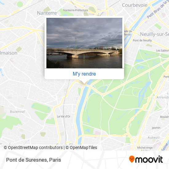 Pont de Suresnes plan