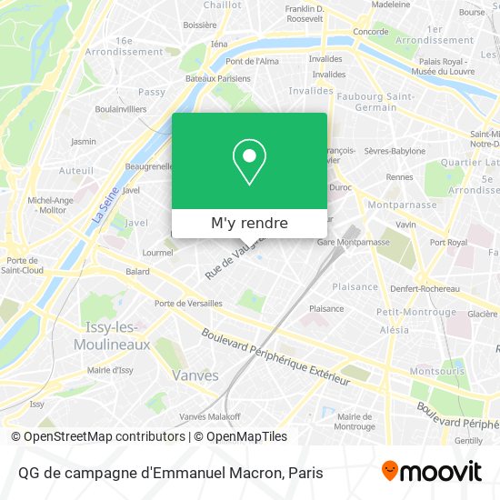 QG de campagne d'Emmanuel Macron plan