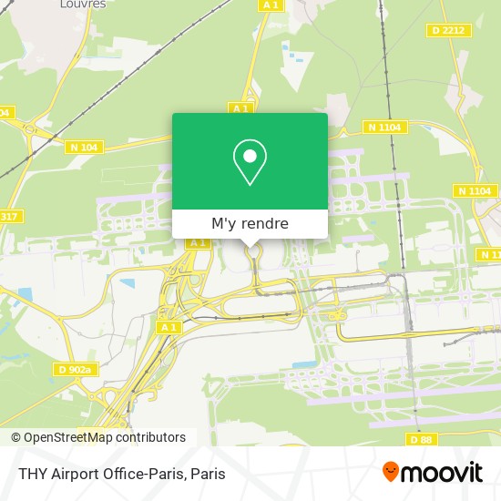 THY Airport Office-Paris plan