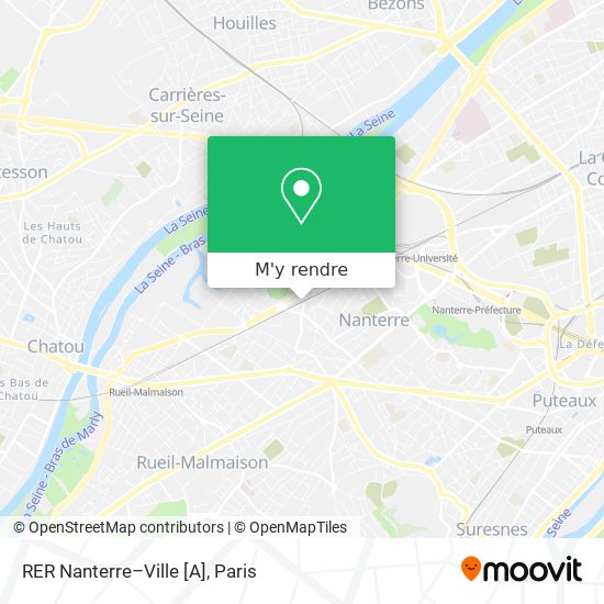RER Nanterre–Ville [A] plan