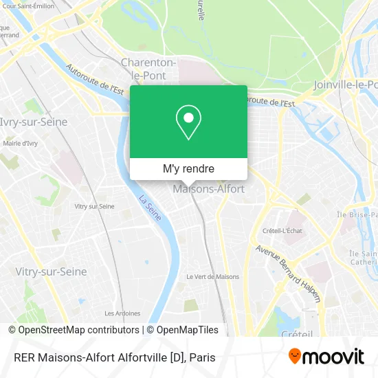 RER Maisons-Alfort Alfortville [D] plan